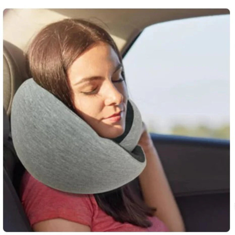 QARE Sleep U-Shaped Travel Pillow 💤 – Memory Foam, Neck Support